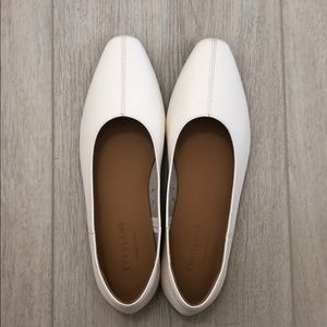 Everlane white flats